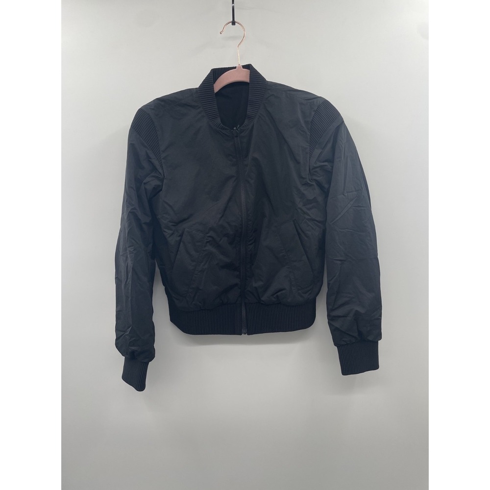 NWT Lululemon Reversible Insulated Bomber Jacket ‎ XS Black Womens Primaloft